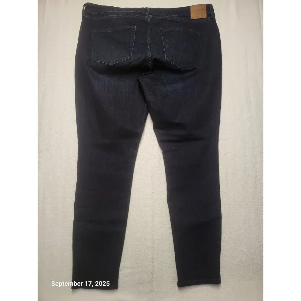Denizen Dark Wash Skinny Jeans Womens Blue Sz 18m EUC - Picture 8 of 8